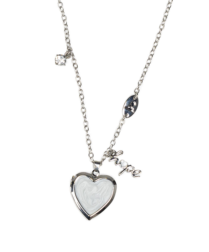 St. Jude Pearly Heart Necklace